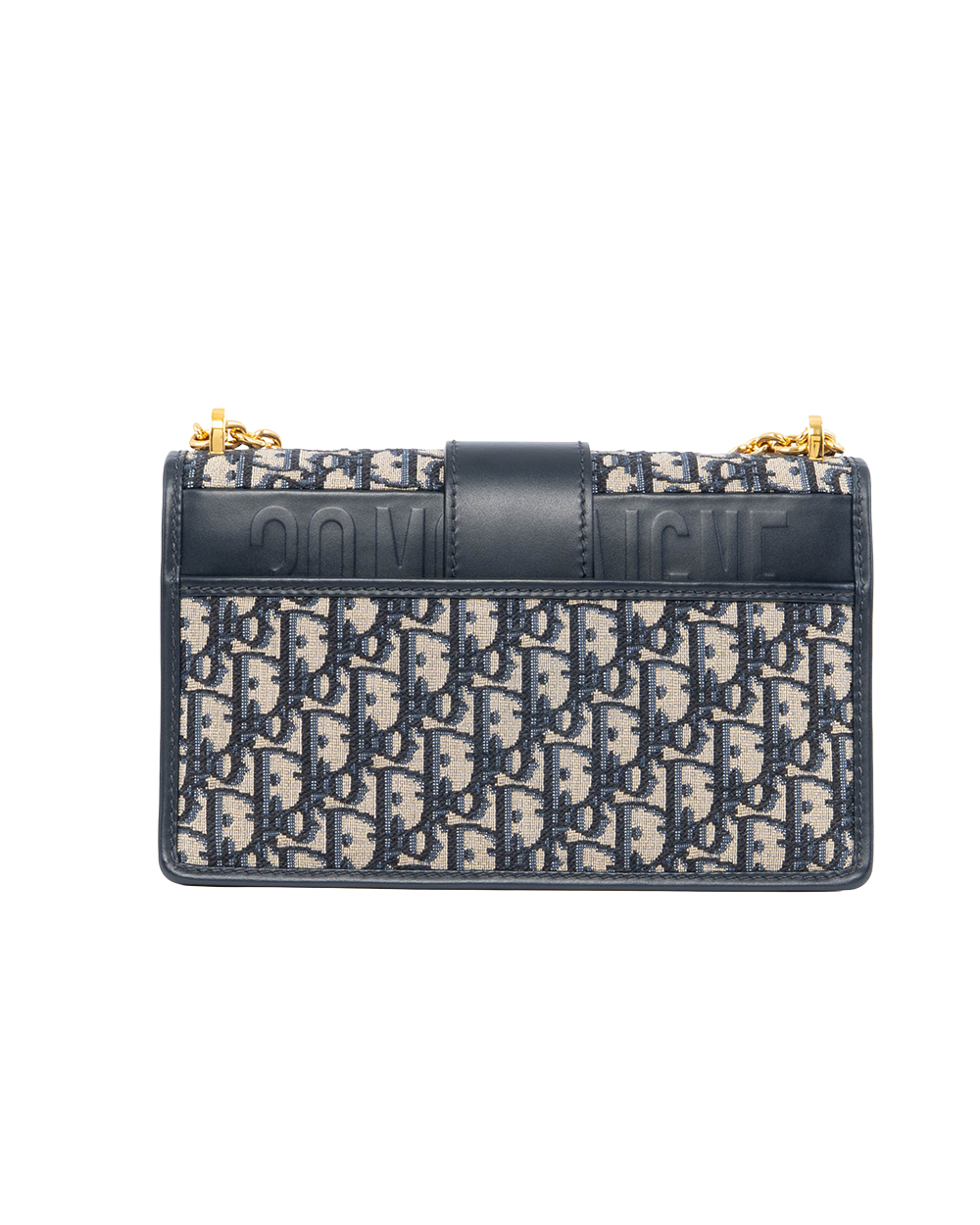 DIOR 30 MONTAIGNE BAG BLUE OBLIQUE JACQUARD GHW 62 MA 0243 0151