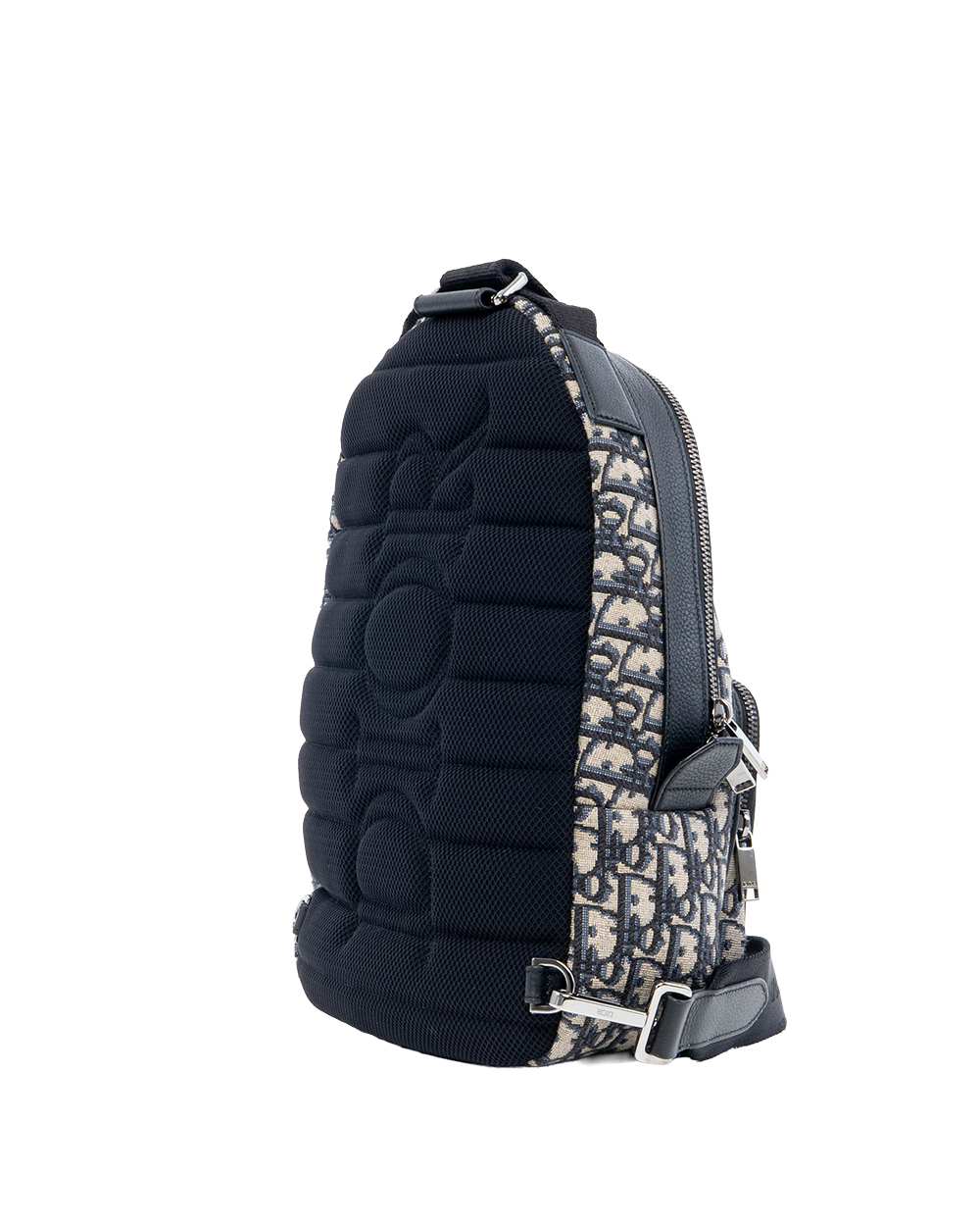 DIOR RIDER BACK PACK MINI WHITE OBLIQUE JACQUARD SHW 15 BO 0222 07720