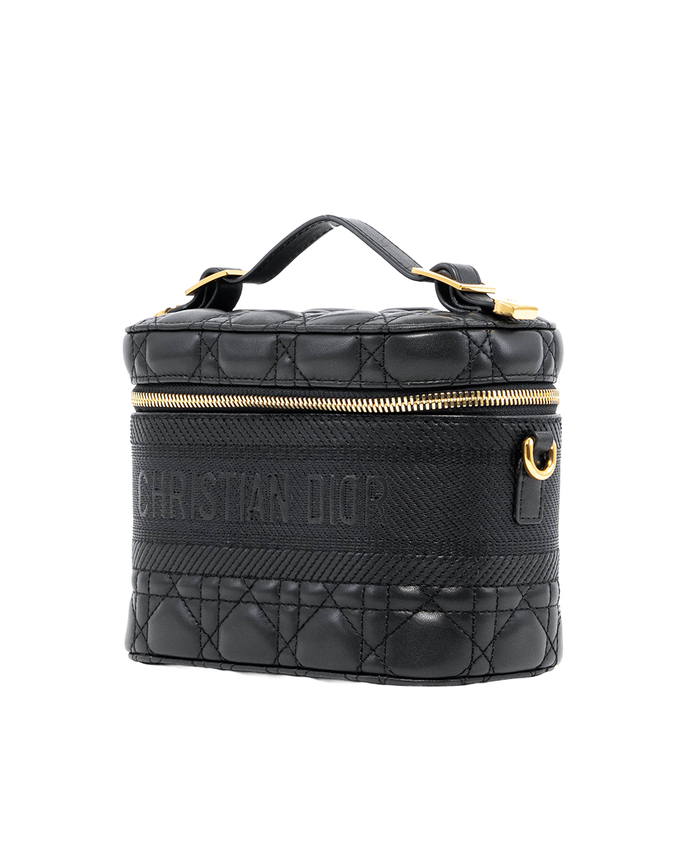 DIOR VANITY PM BLACK LAMB GHW 07680