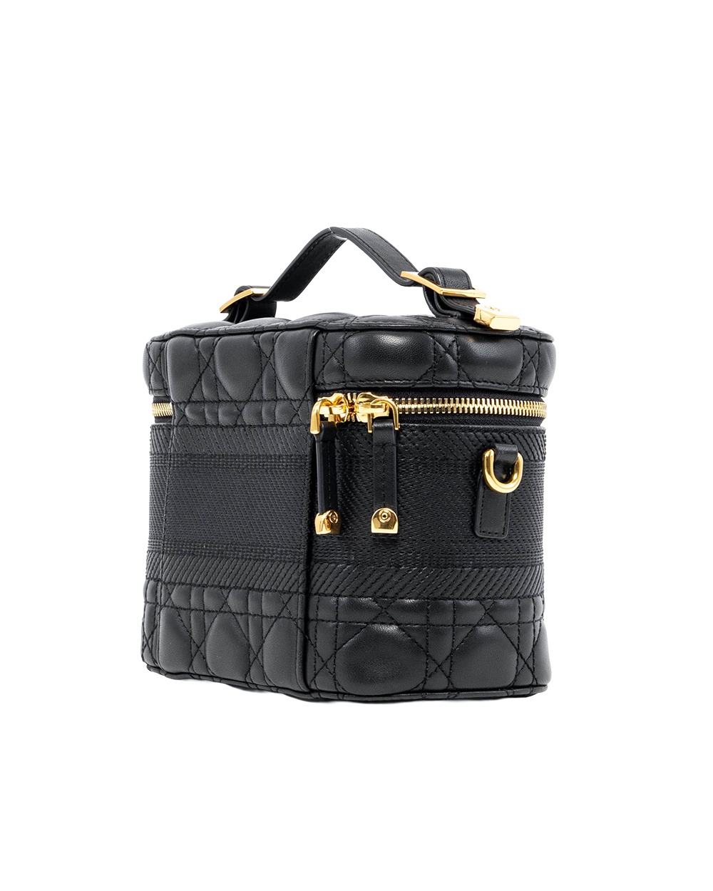 DIOR VANITY PM BLACK LAMB GHW 07681