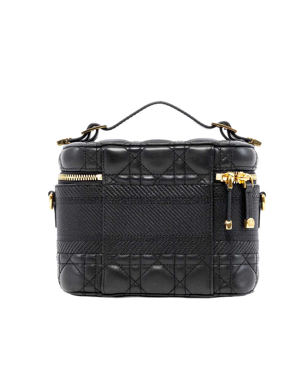 DIOR VANITY PM BLACK LAMB GHW 07682