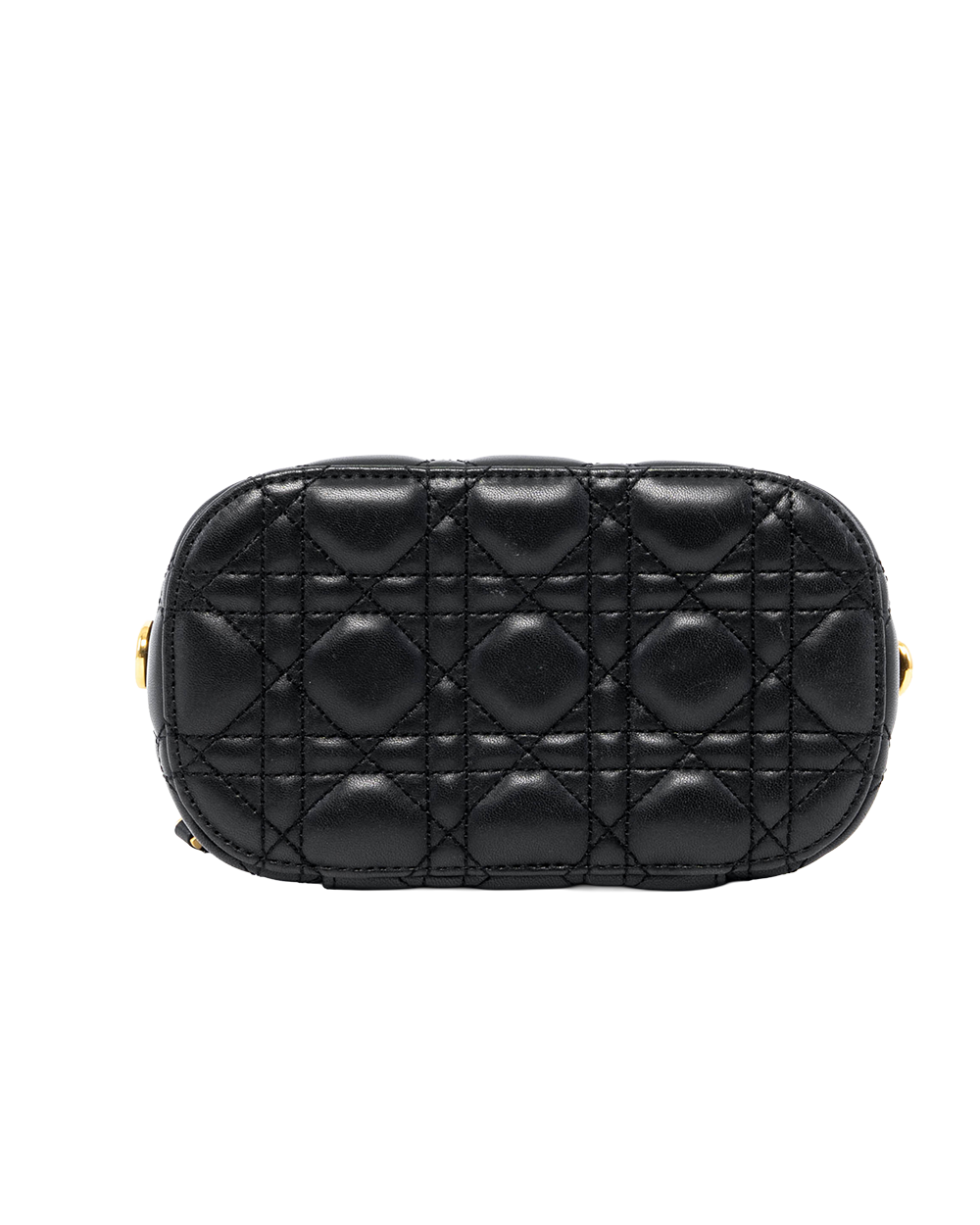DIOR VANITY PM BLACK LAMB GHW 07688