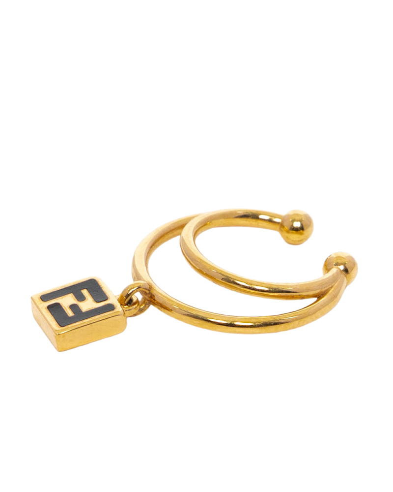 FENDI FOREVER EAR CUFF GOLD GHW PR 08 23 0324