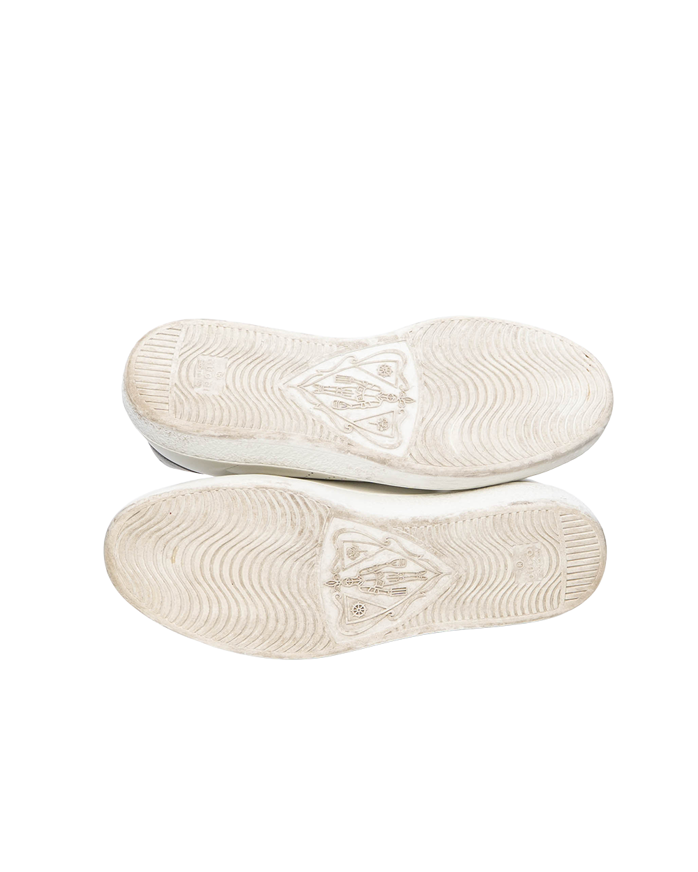 GUCCI ACE SNEAKERS WITH INTERLOCKING G 7 WHITE GRAY LEATHER 1331