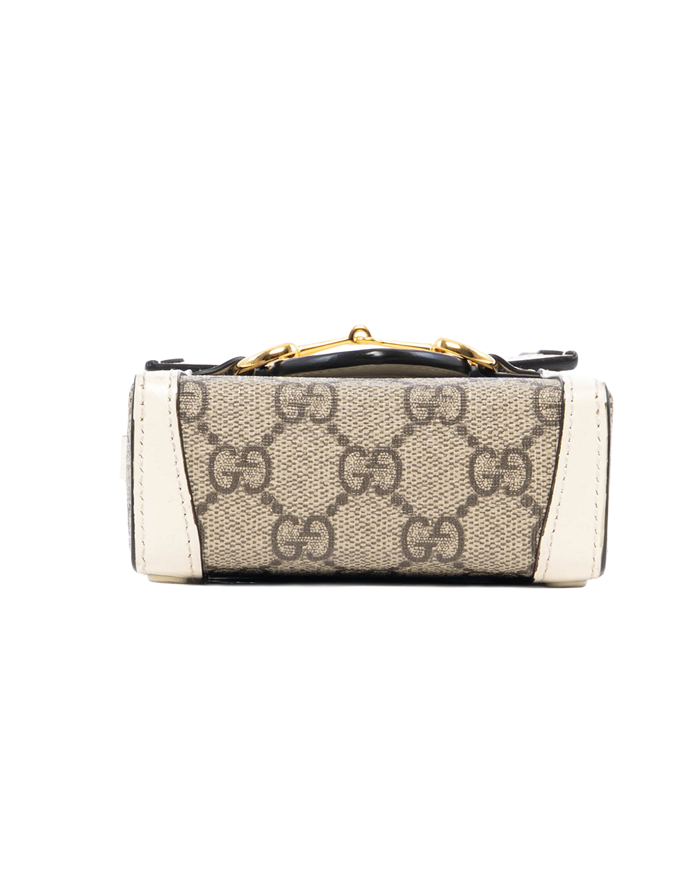 GUCCI HORSEBIT 1955 PHONE WHITE GG MONOGRAM CANVAS GHW 625615 0416 0184