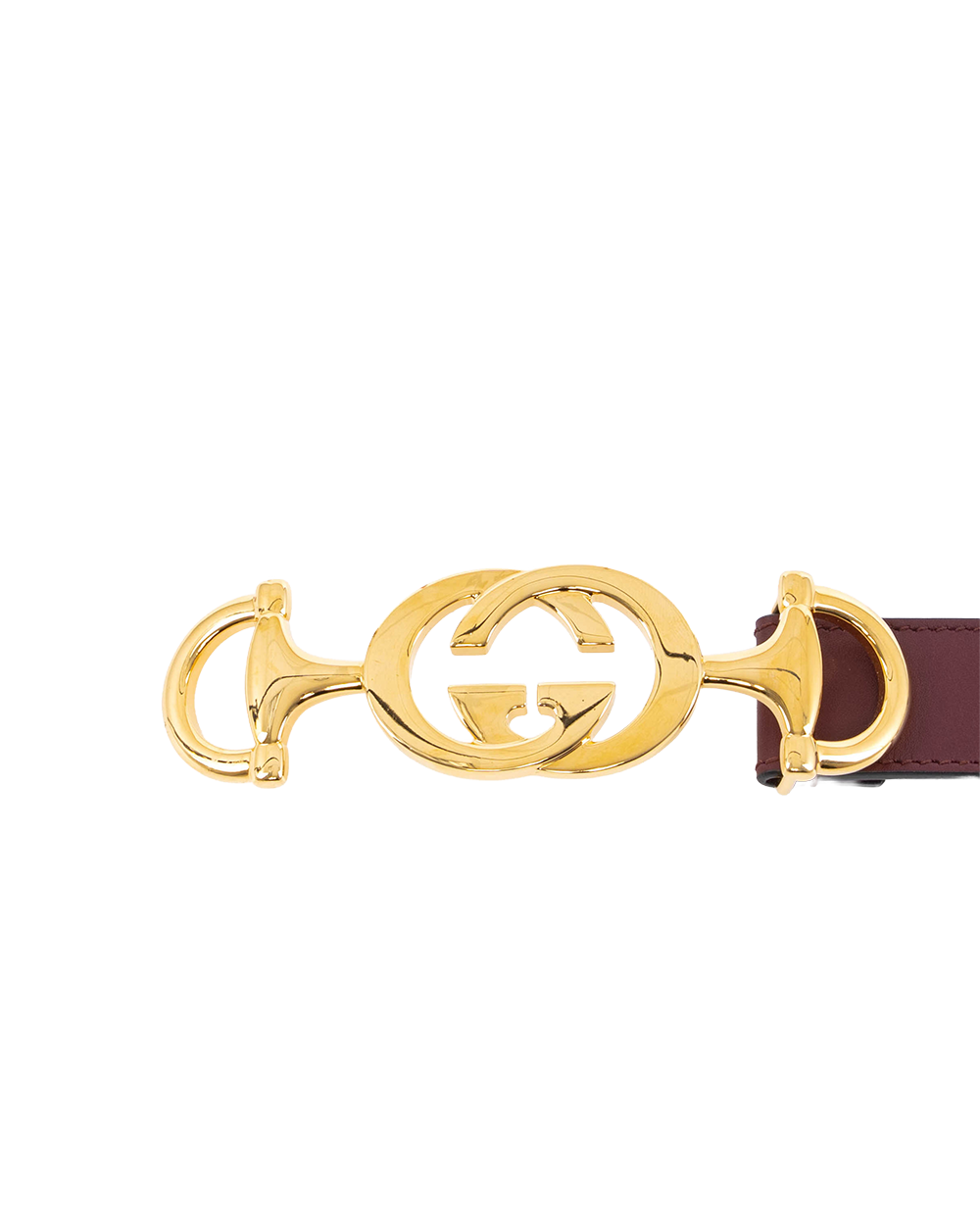 GUCCI LEATHER BELT 75 RED BURGANDY LEATHER GHW 550122 525040 0304