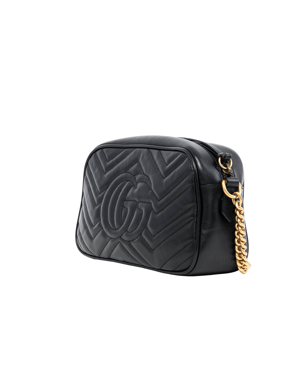GUCCI MARMONT CAMERA 24 BLACK CALF GHW 447632 520981 2270