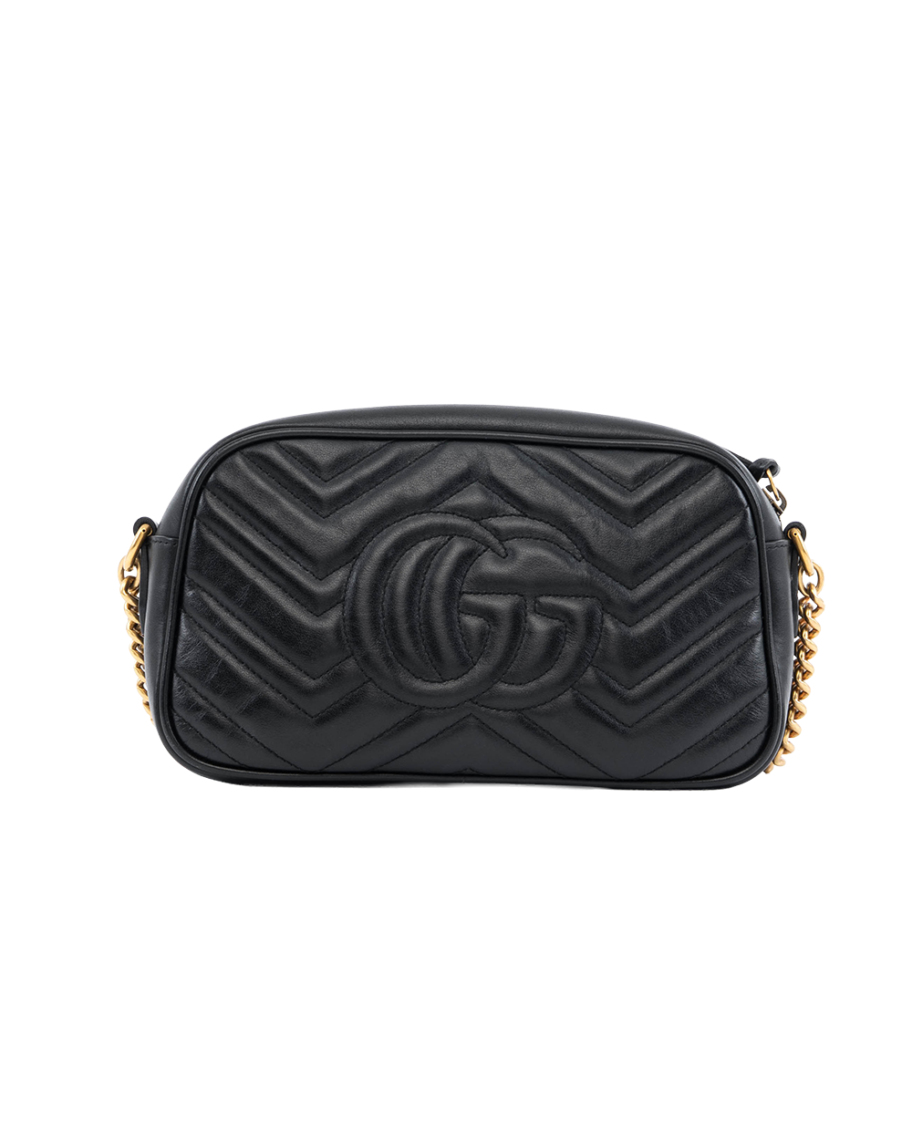 GUCCI MARMONT CAMERA 24 BLACK CALF GHW 447632 520981 2271