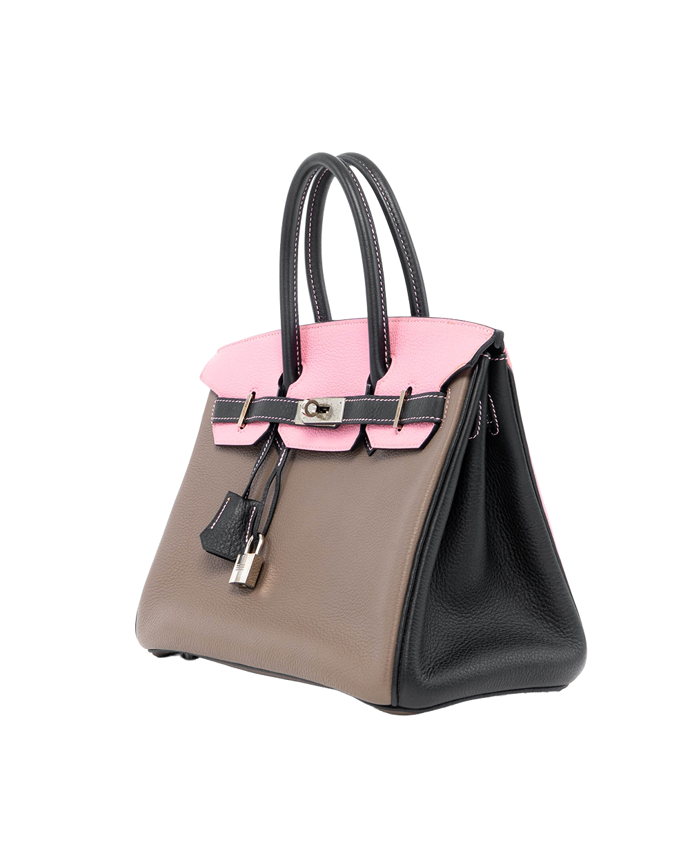 HERMES BIRKIN 30 ETOUPE PINK SHW STAMP O SQARE 08054