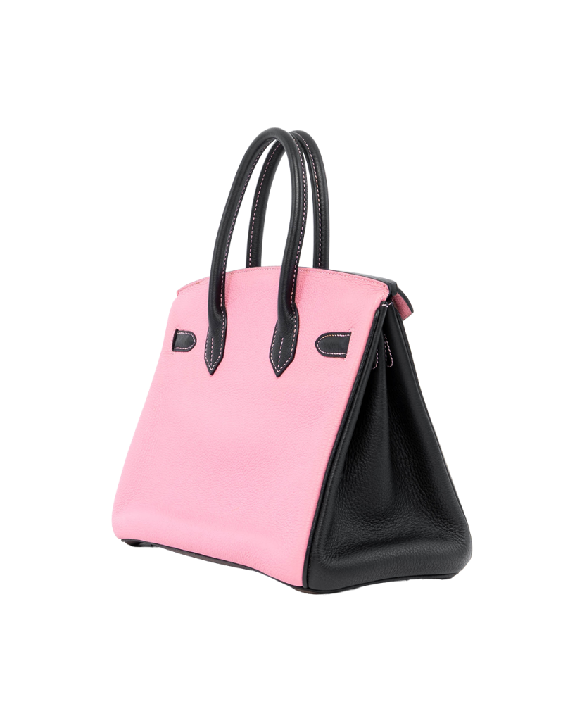 HERMES BIRKIN 30 ETOUPE PINK SHW STAMP O SQARE 08055