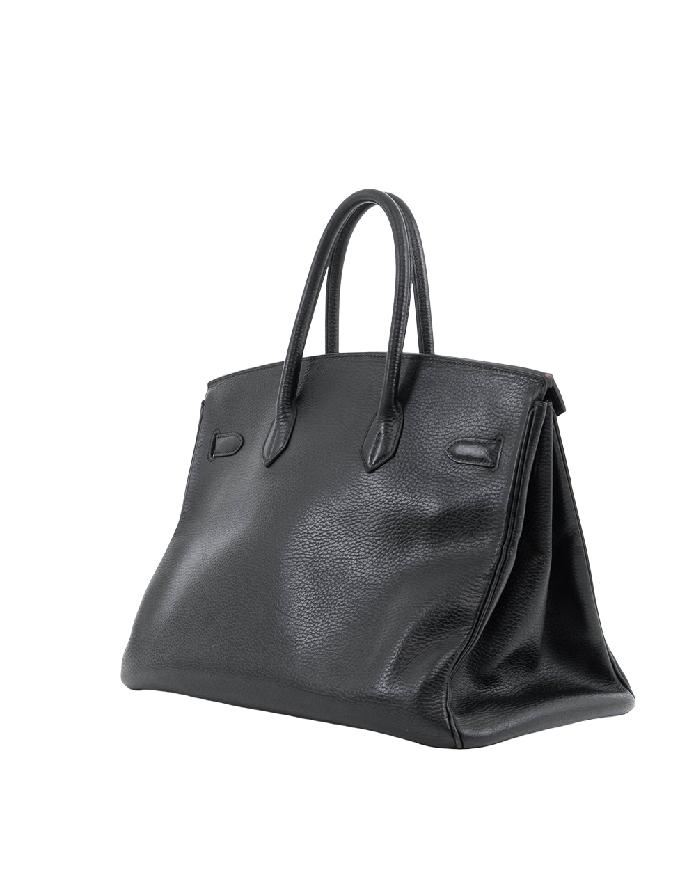 HERMES BIRKIN 35 BLACK GHW STAMP H 3270