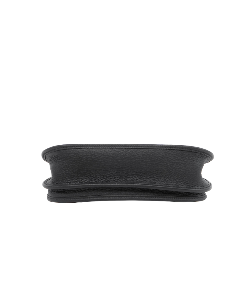 HERMES EVELYNE PM BLACK SHW STAMP R SQ 3205