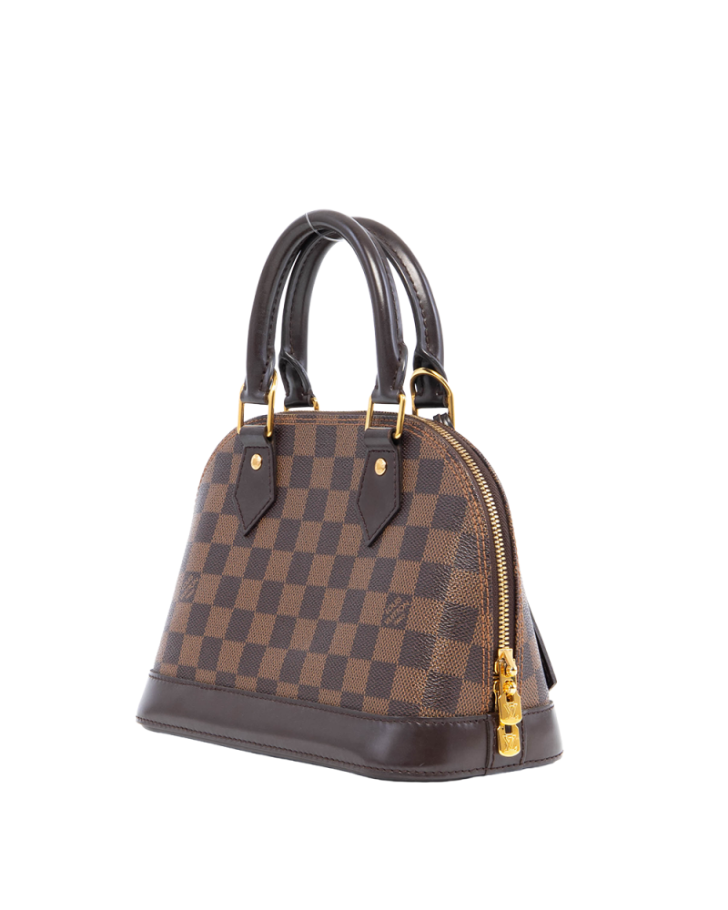 LV ALMA BB BROWN DAMIER CANVAS GHW AA4136 2254