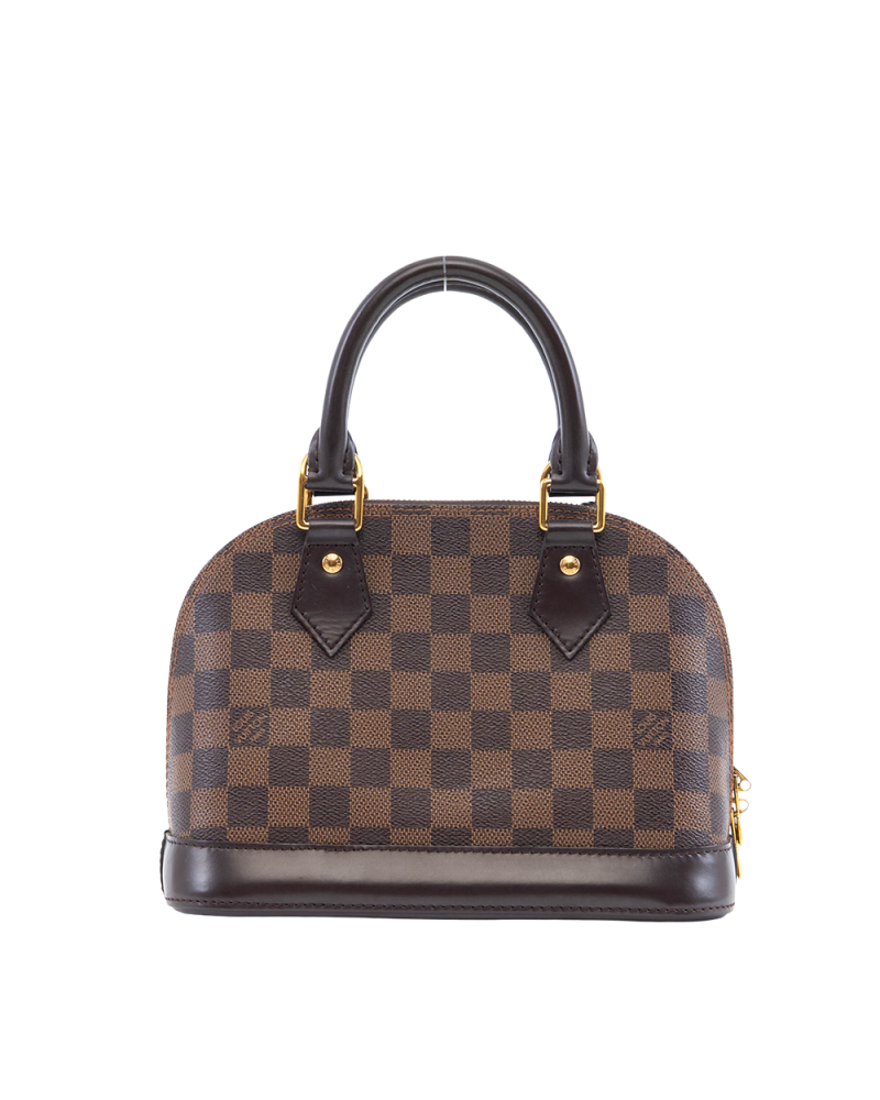 LV ALMA BB BROWN DAMIER CANVAS GHW AA4136 2255