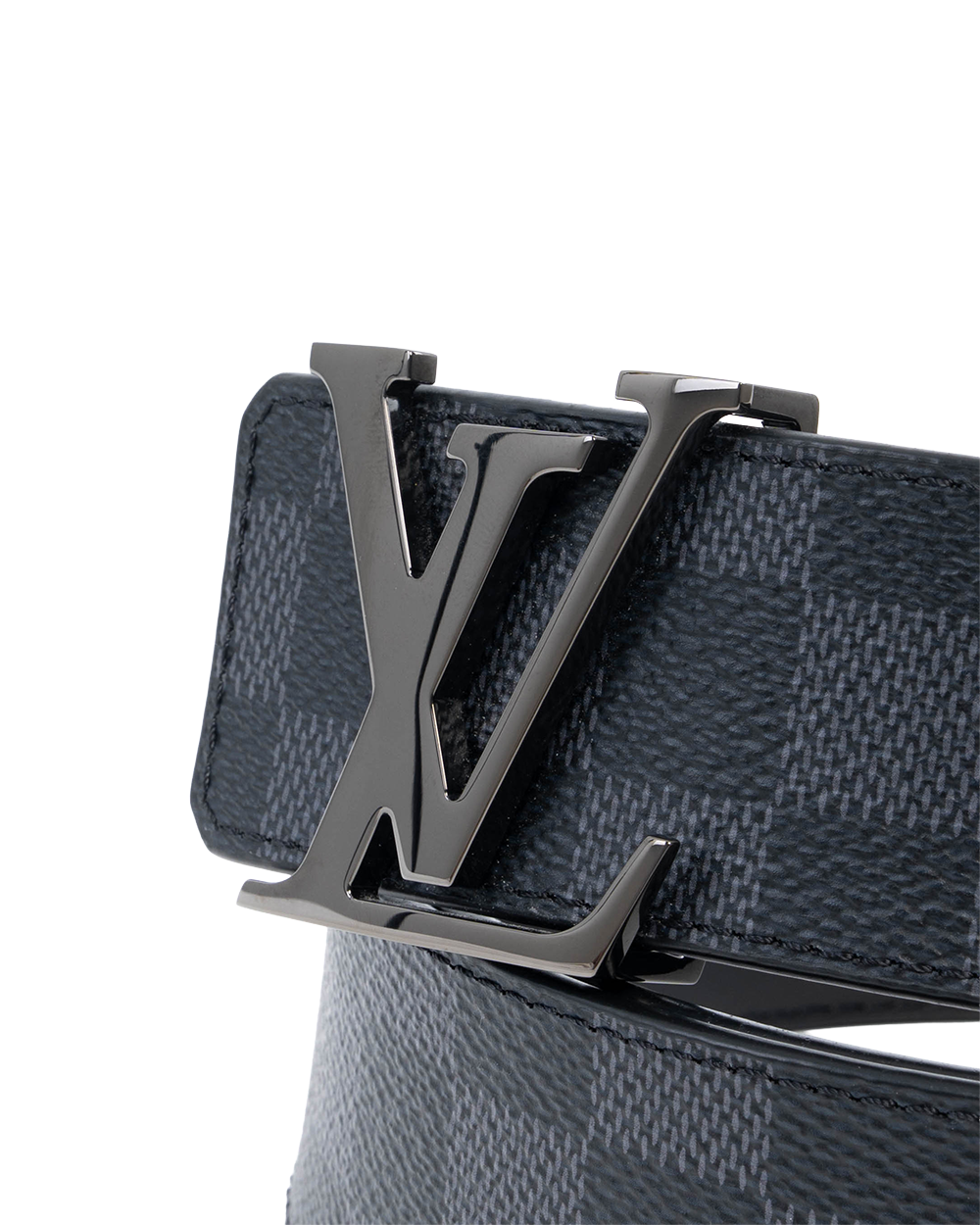 LV BELT 95 GRAPHITE DAMIER CANVAS BHW M0213 1304