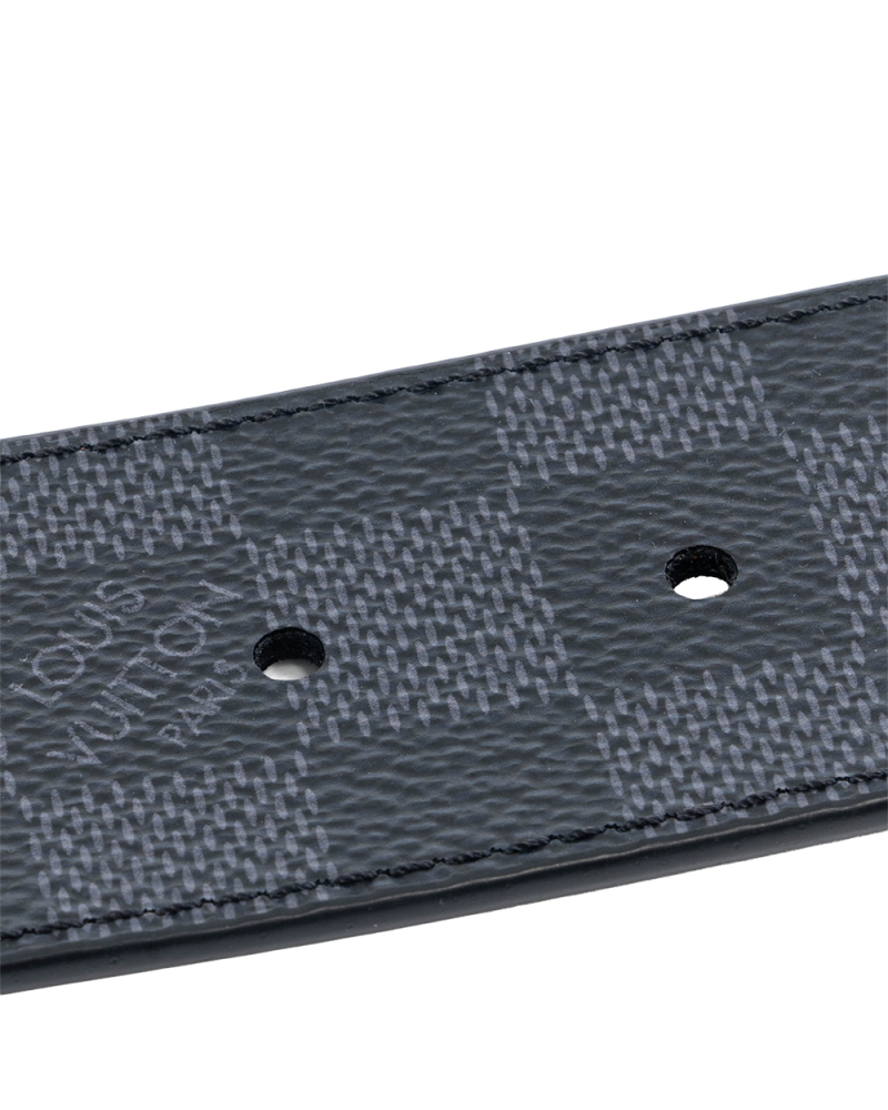 LV BELT 95 GRAPHITE DAMIER CANVAS BHW M0213 1307
