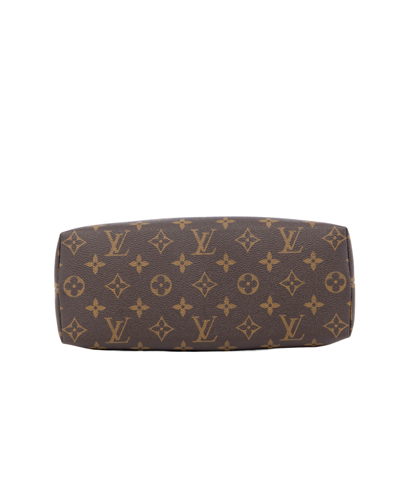 LV COSMETIC POUCH GM BROWN MONOGRAM CANVAS GHW MICROCHIP 07696