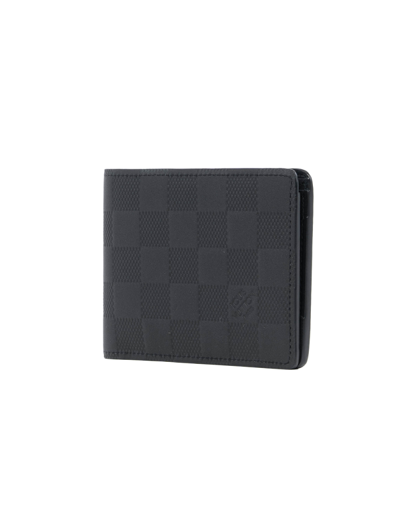 LV MULTIPLE SHORT BLACK DAMIER INFINI MICROCHIP 1168