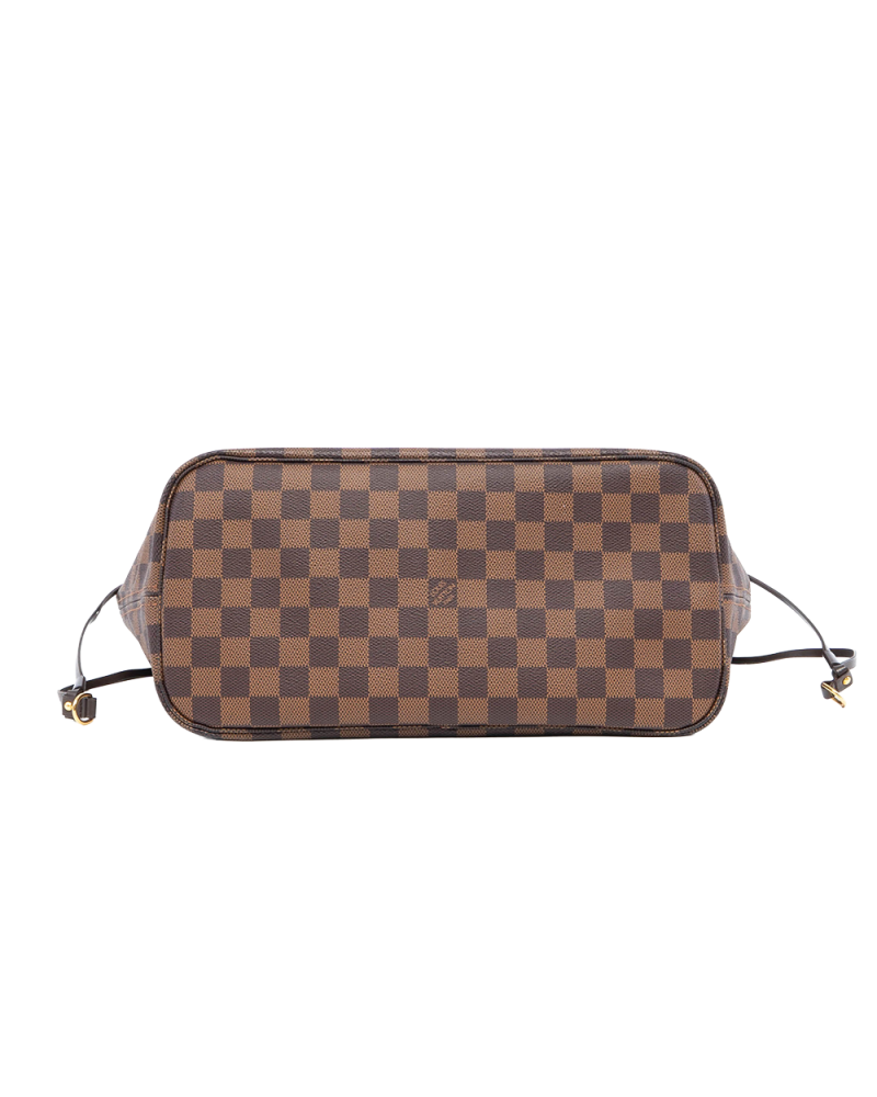 LV NEVERFULL MM BROWN DAMIER CANVAS GHW CI 0149 2209