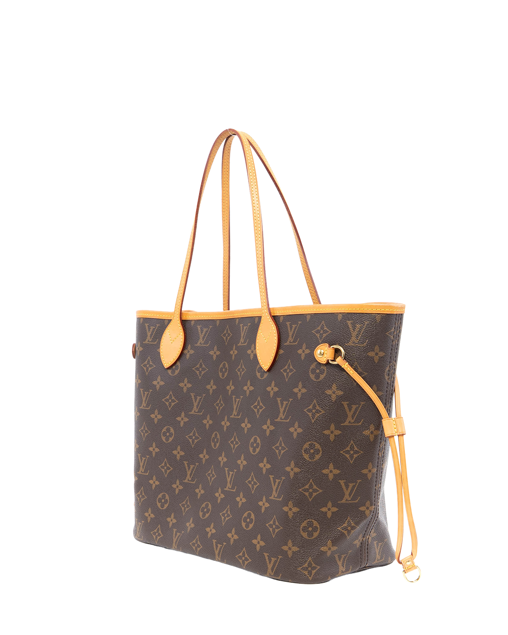 LV NEVERFULL MM BROWN MONOGRAM CANVAS GHW GI 3171 3241