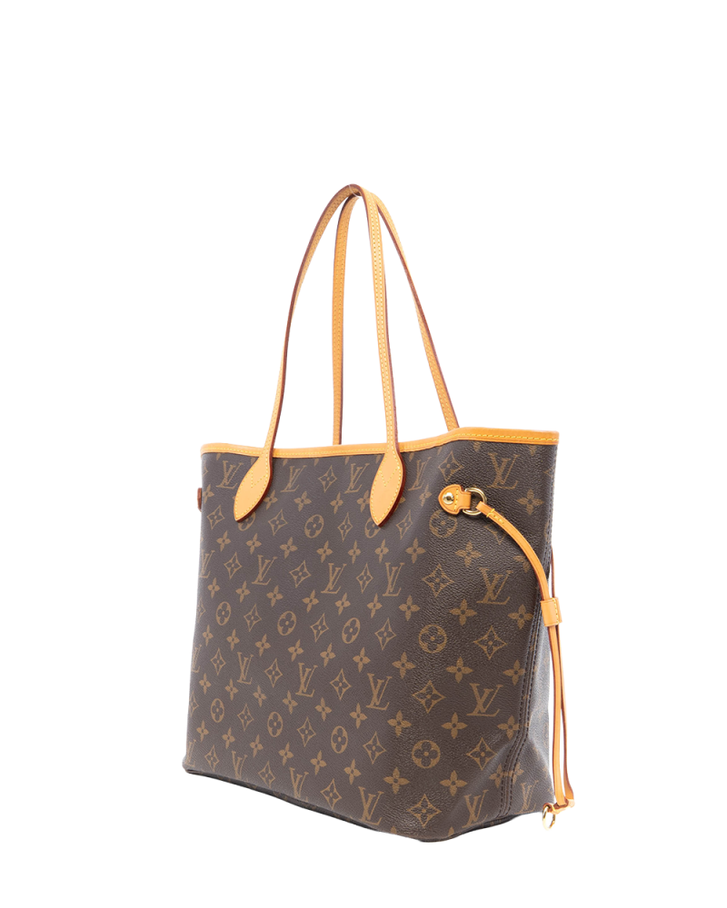 LV NEVERFULL MM BROWN MONOGRAM CANVAS GHW GI 3171 3242