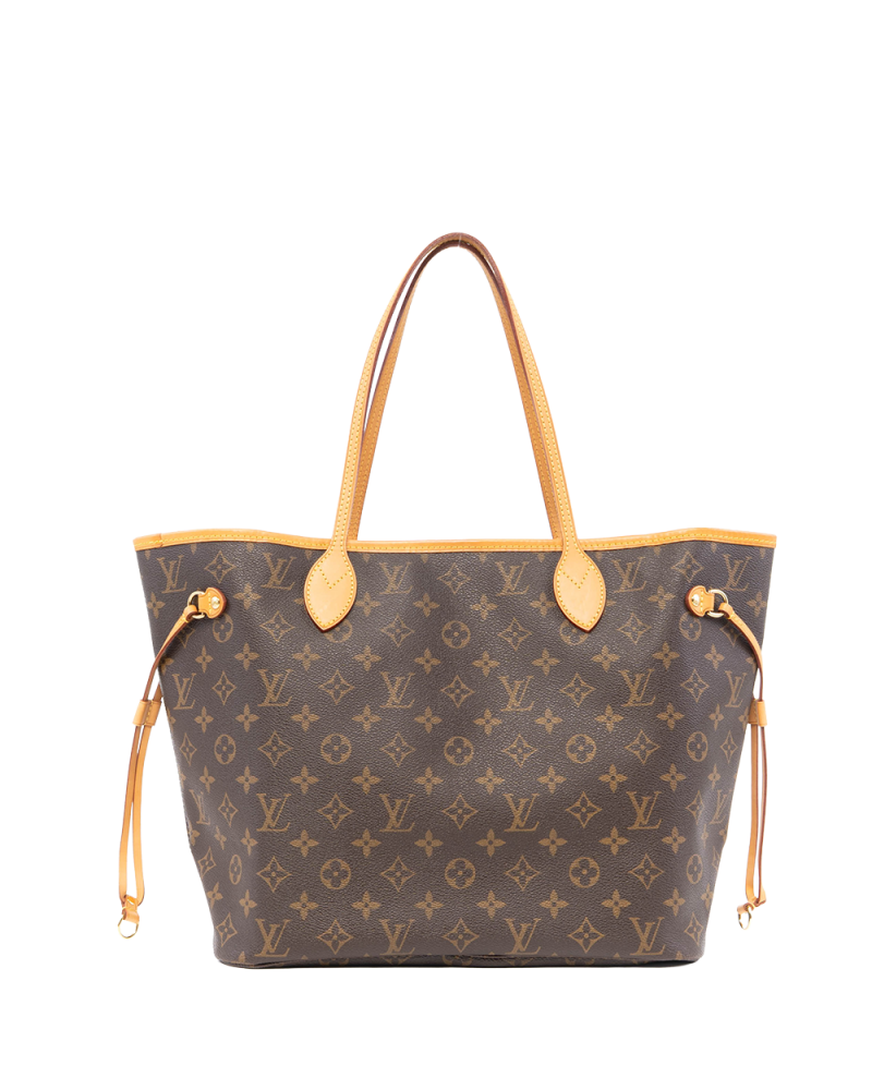 LV NEVERFULL MM BROWN MONOGRAM CANVAS GHW GI 3171 3243