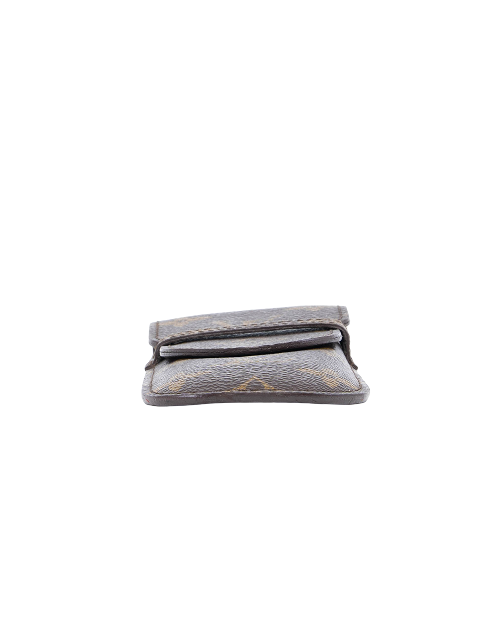 LV PEN CASE BROWN MONOGRAM CANVAS GHW MI0973 0238