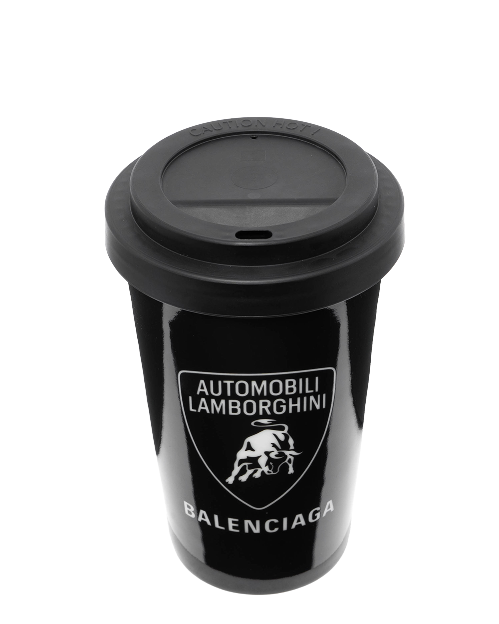 NEW BALENCIAGA X AUTOMOBIL LAMBORGHINI TRAVEL MUG BLACK WHITE TPU 1320