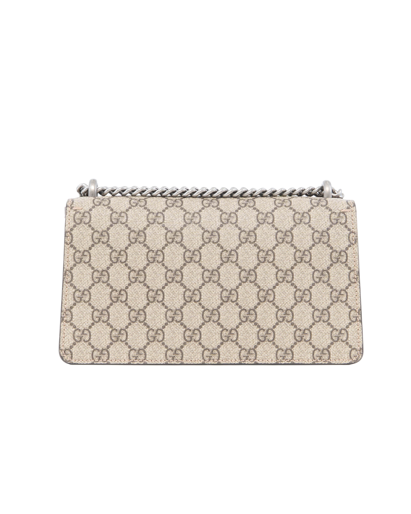 NEW GUCCI DIONYSUS MEDIUM BROWN GG MONOGRAM SHW 499623 467891 0135