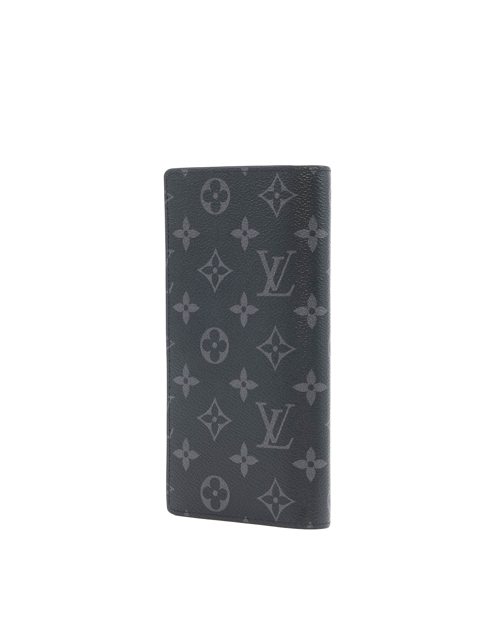 NEW LV BRAZZA LONG ECLIPSE MONOGRAM CANVAS MICROCHIP 1258