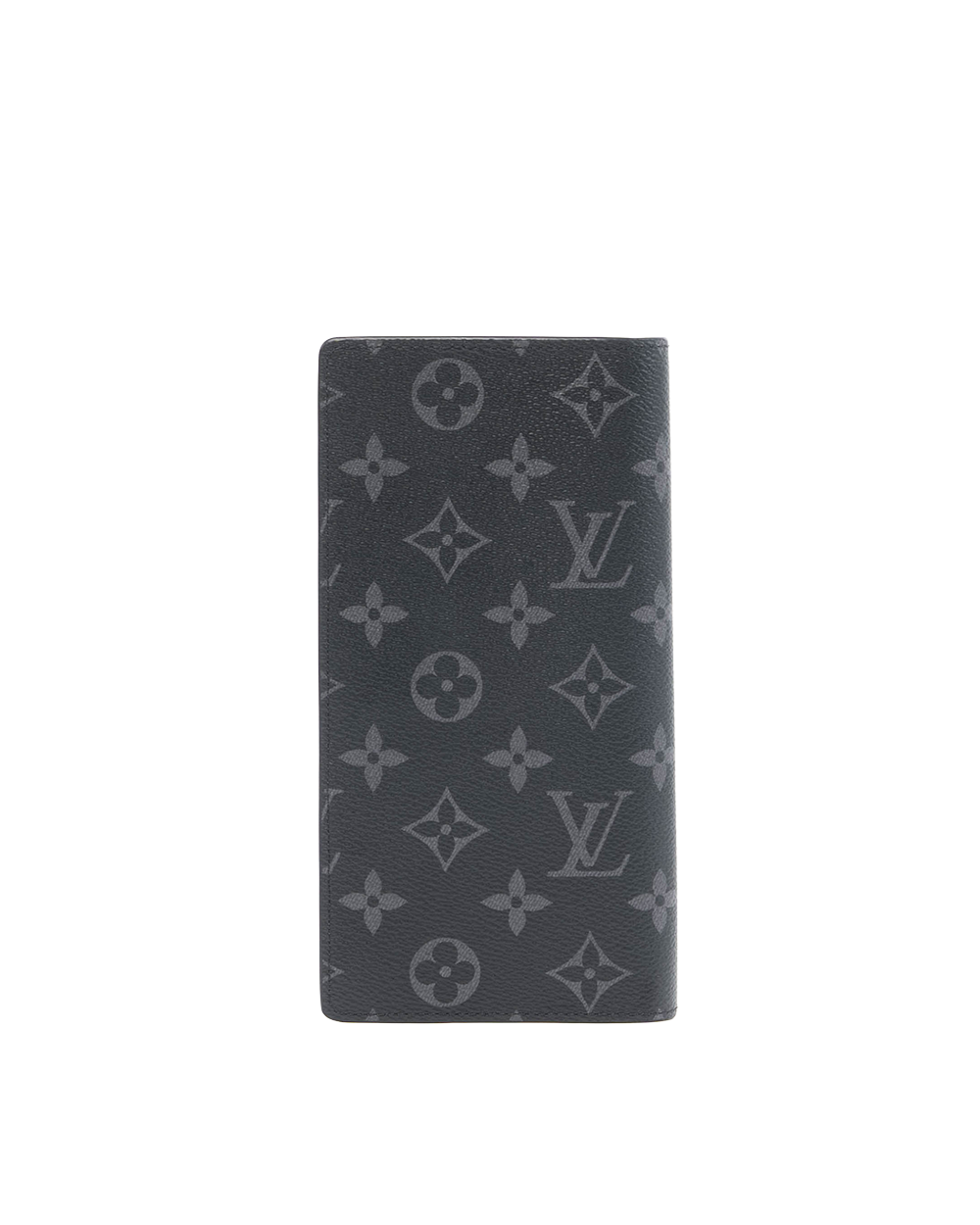 NEW LV BRAZZA LONG ECLIPSE MONOGRAM CANVAS MICROCHIP 1259