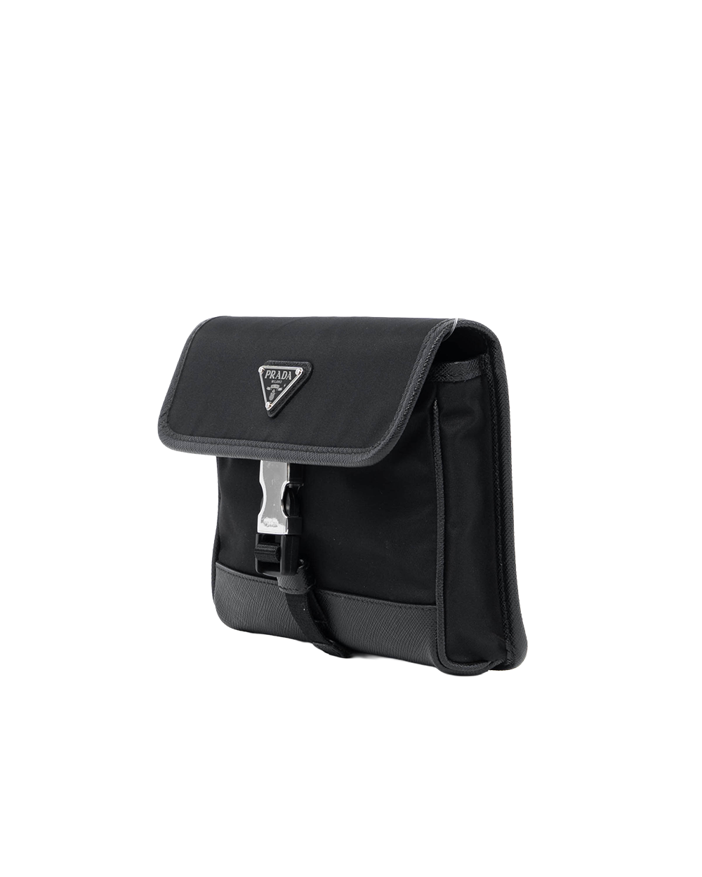PRADA MESSENGER 2ZH108 BLACK NYLON SHW 0206