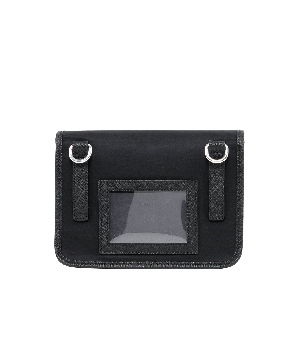PRADA MESSENGER 2ZH108 BLACK NYLON SHW 0208