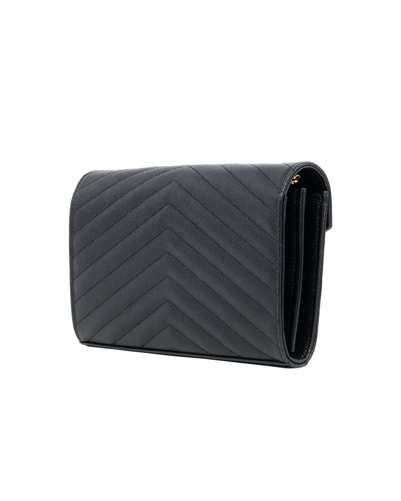 YSL WOC 9.5 BLACK CHEVRON GHW 1119