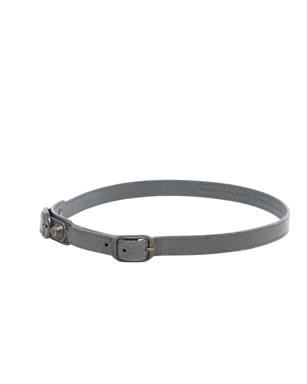 BALENCIAGA BRACELET M GREY CALF RSHW 236342 3255 J 505293 3217