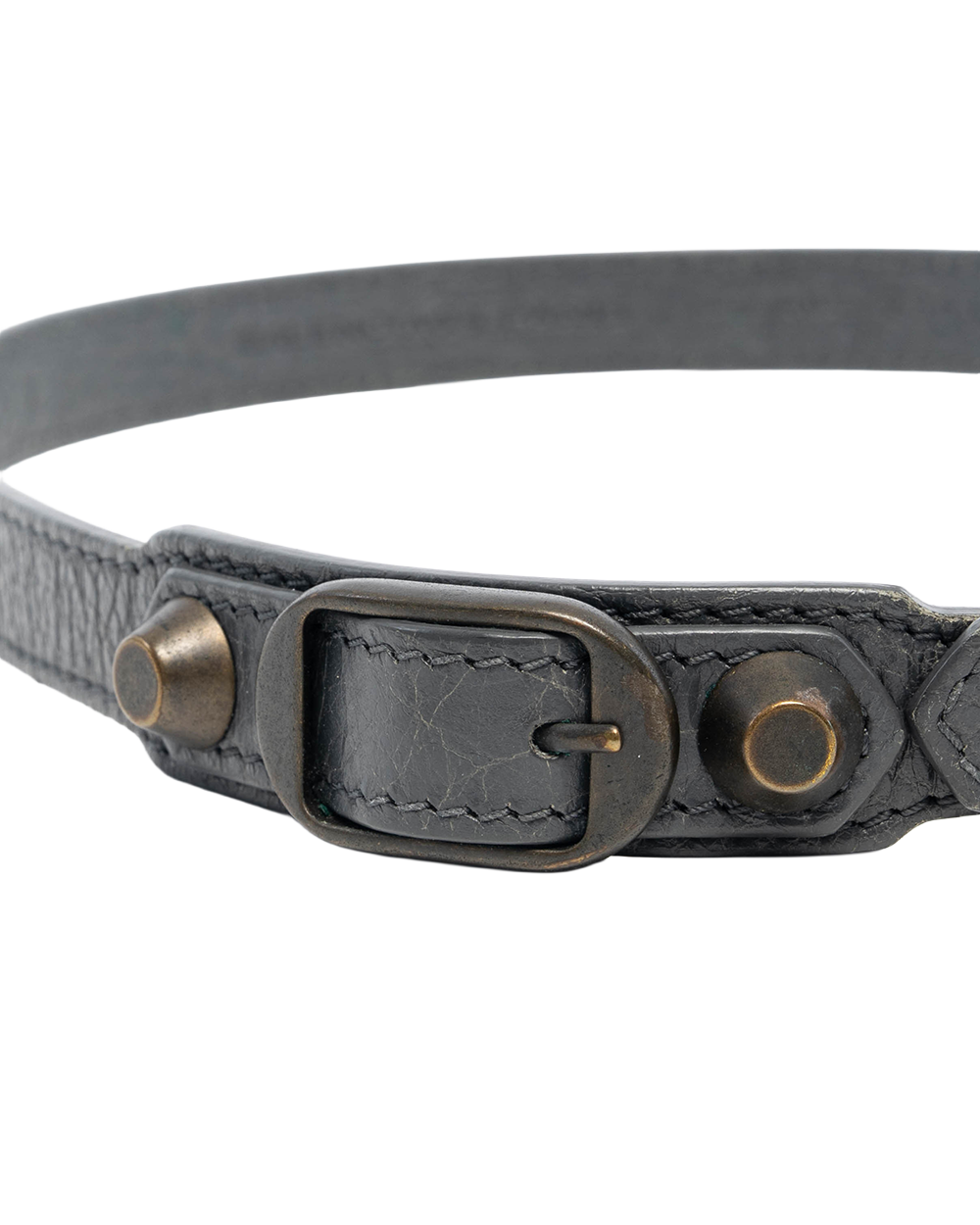 BALENCIAGA BRACELET M GREY CALF RSHW 236342 3255 J 505293 3221