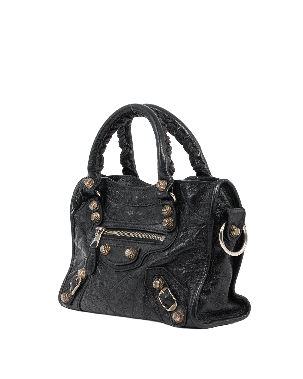 BALENCIAGA CITY EDGE MINI BLACK LAMB RSHW 309544 1000 W 568008 00719