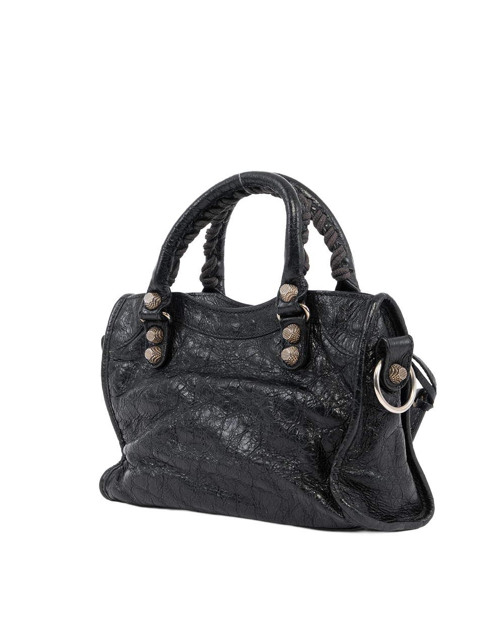 BALENCIAGA CITY EDGE MINI BLACK LAMB RSHW 309544 1000 W 568008 00720