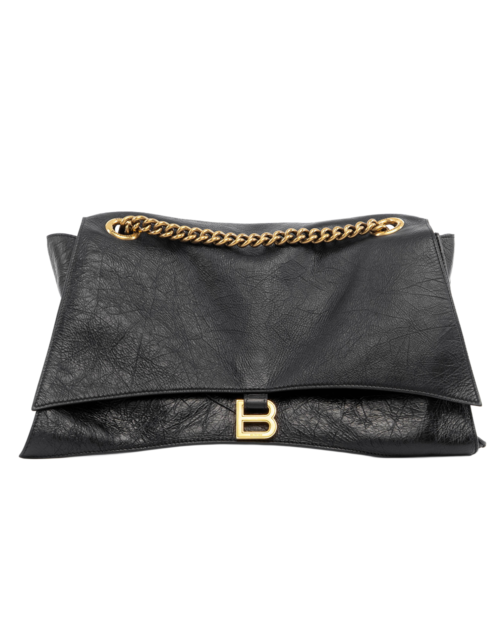 BALENCIAGA CRUSH LARGE BLACK CALF GHW 716332 1000 Q 535269 04598