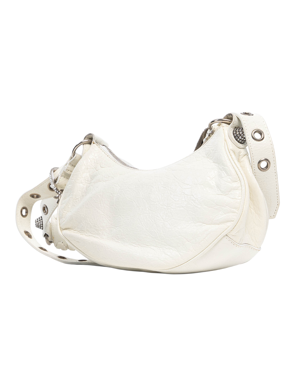 BALENCIAGA LE CAGOLE WHITE CALF RSHW 671309 9104 Q 562481 6126