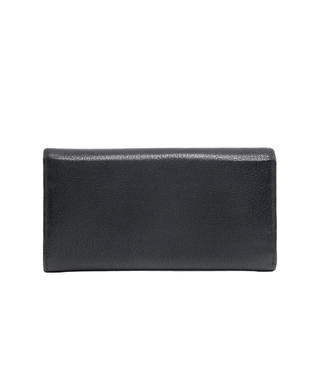 BALENCIAGA SARAH WALLET LONG BLACK CALF GHW 1294