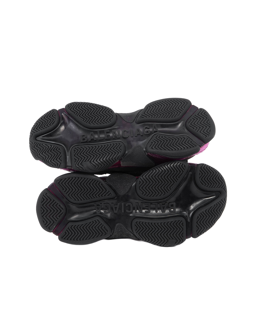BALENCIAGA SNEAKER TRIPLE 37 BLACK PURPLE 4150