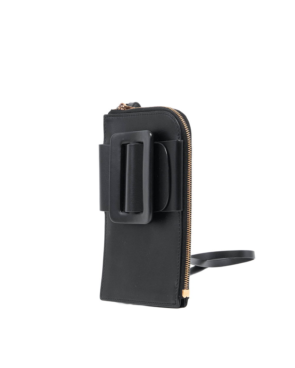 BOYY PHONE POUCH BLACK CALF SHW 7024