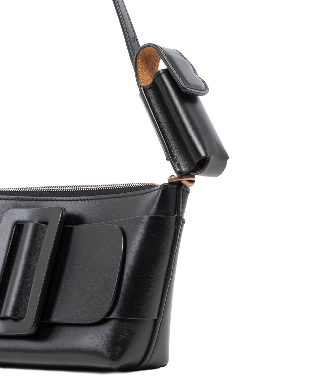 BOYY POCHETTE BUCKLE BLACK CALF GHW 8072