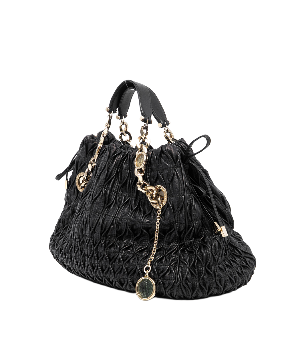 BVLGARI BLACK CALF SHW 03114