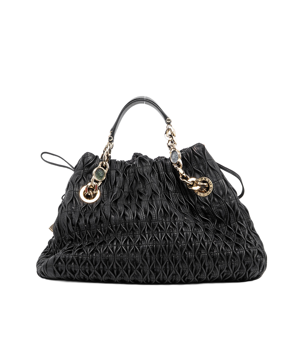 BVLGARI BLACK CALF SHW 03116