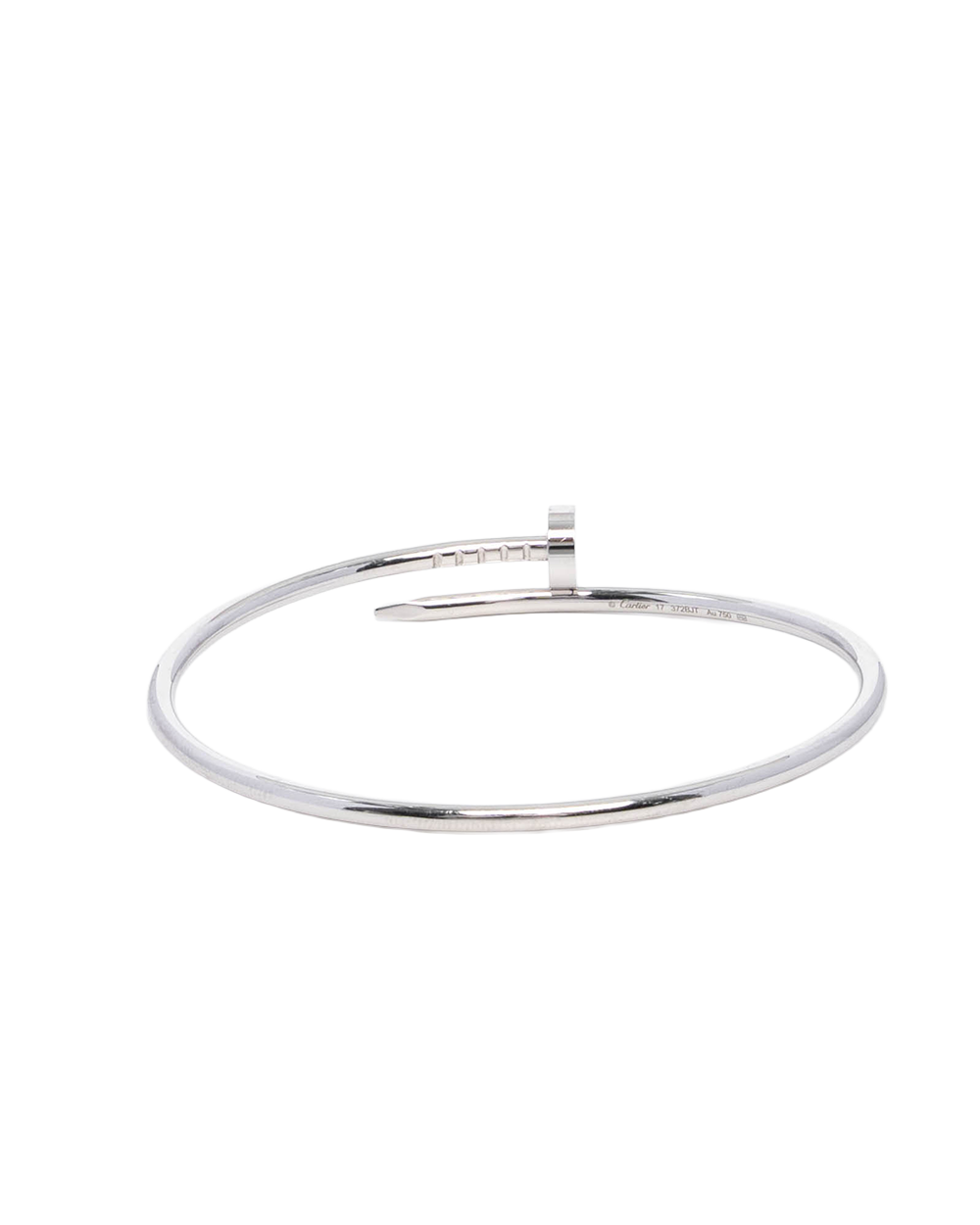 CARTIER JUSTE AN CLOU 17 WHITE GOLD SHW 372BJT 01717