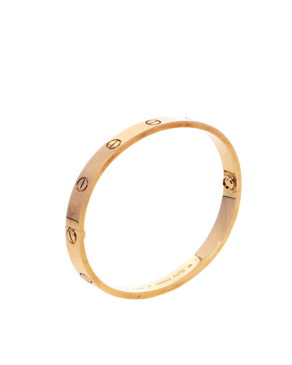 CARTIER LOVE BRACELET 17 GHW GNW643 5336