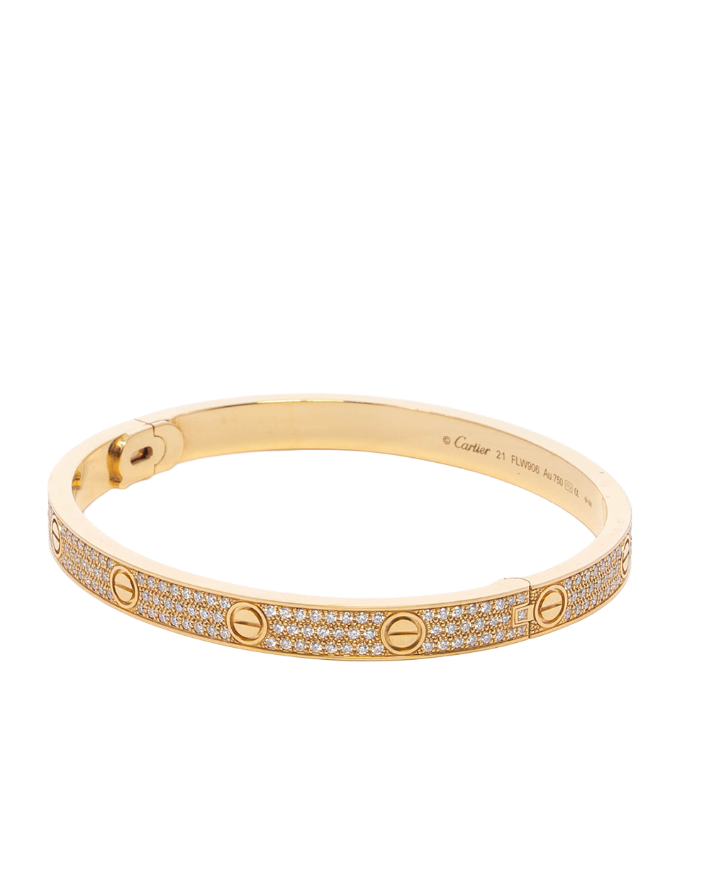 CARTIER LOVE CLASSIC 21 DIAMOND GHW FLW906 8209