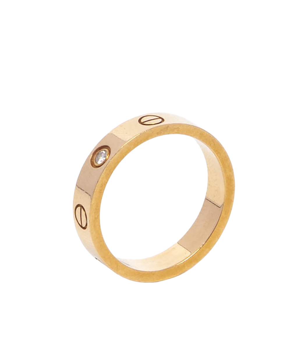 CARTIER LOVE RING 50 1 DIAMOND RGHW IJG25 8273